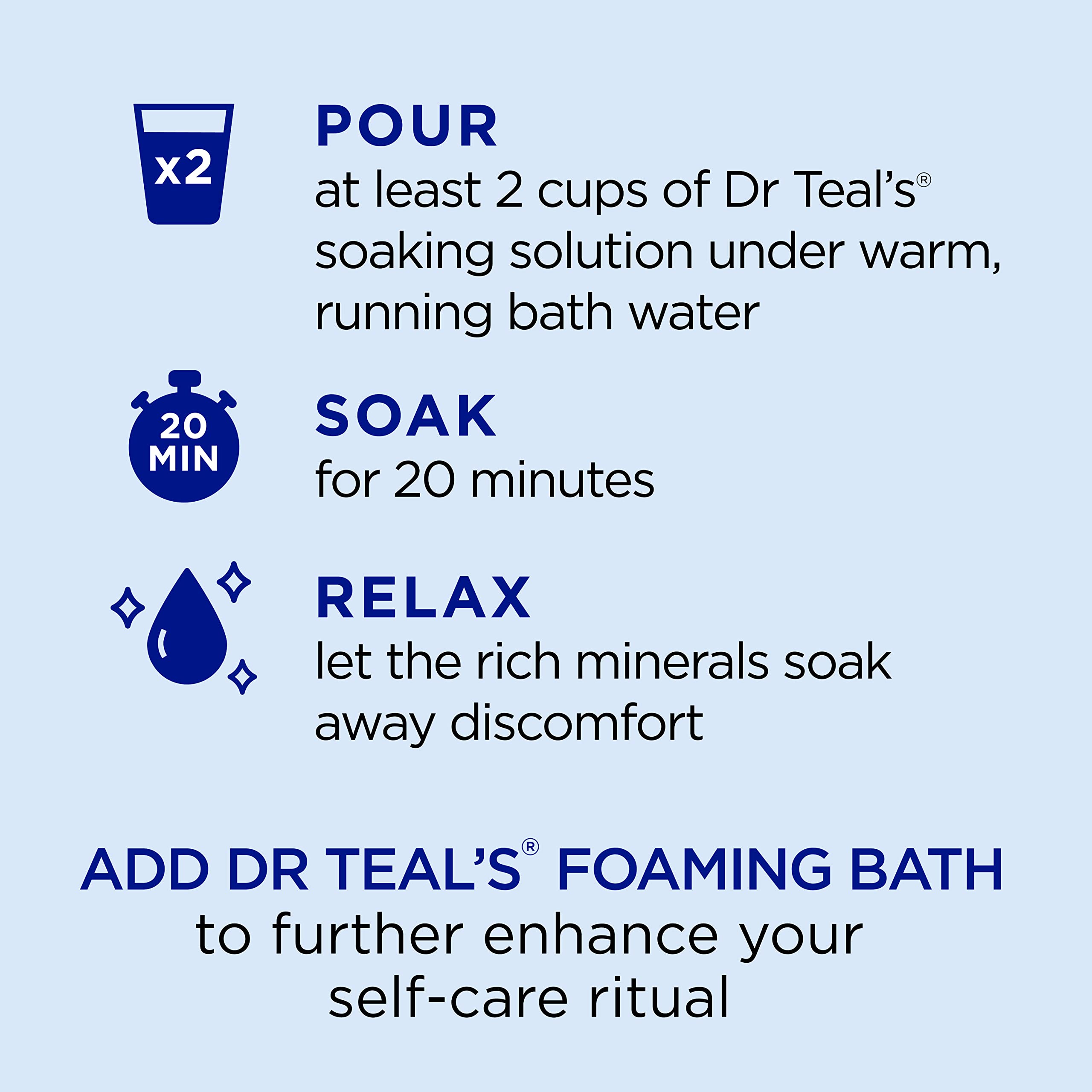 Dr. Teal's Epsom Salt Soaking Solution Soften & Nourish with Milk and Honey 48oz